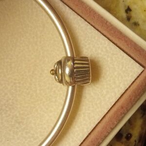 Pandora Cupcake 14K Accent Charm